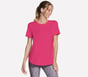 GO DRI Swift Tunic Tee, HOT PINK / BLUE, full image number 3
