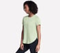 GO DRI Swift Tunic Tee, LIGHT GRAY / LIME, full image number 2