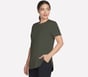 GO DRI Swift Tunic Tee, OLIVE / BLACK, full image number 2