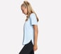 GO DRI Swift Tunic Tee, SIL / WHITE / BLUE, full image number 2