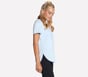GO DRI Swift Tunic Tee, SIL / WHITE / BLUE, full image number 3