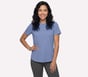 GO DRI Swift Tunic Tee, WHITE / BLUE, full image number 0