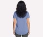 GO DRI Swift Tunic Tee, WHITE / BLUE, full image number 1