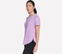 GO DRI Swift Tunic Tee, BLANC / VIOLET CLAIR, full image number 2