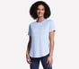 GO DRI Swift Tunic Tee, WHITE / LAVENDER, full image number 0