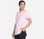 GO DRI Swift Tunic Tee, WHITE / PINK, full image number 2