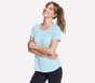 GO DRI Swift Tunic Tee, WHITE / SILVER, full image number 2