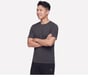 GO DRI All Day Tee, NEGRO / ROSA CLARO, full image number 2