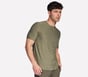 GO DRI All Day Tee, OLIVE / GRAY, full image number 2
