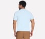 GO DRI Pima Crew, WHITE / BLUE / ORANGE, full image number 1