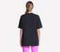 Stud Diamond Short Sleeve Tee, BLACK, full image number 1