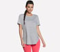 GO DRI Swift Stripe Tunic Tee, NOIR, full image number 0