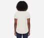 GO DRI Swift Stripe Tunic Tee, OFF WHITE / MAUVE, full image number 1