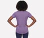 GO DRI Swift Stripe Tunic Tee, SIL / WHITE / PURPLE, full image number 1