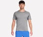 GO DRI Circuit Tee, LIGHT GRAY, full image number 0