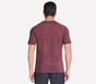 Raglan Seamless Tee, CHARCOAL / RED, full image number 1