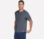 GO DRI All Day Stripe Tee, BLACK / CHARCOAL, full image number 2