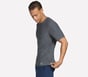 GO DRI All Day Stripe Tee, BLACK / CHARCOAL, full image number 3