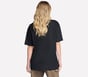 Gold Splatter Diamond Short Sleeve Tee, BLACK, full image number 1