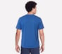 GO RUN Vapor Tee, BLUE, full image number 1