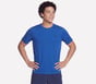 GO RUN Vapor Tee, BLUE, full image number 2