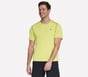GO RUN Vapor Tee, NEON LIME / MULTI, full image number 0