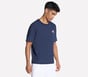 Skechers Devotion Tee, NVY, full image number 3