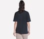 Script Diamond Studded Short Sleeve Tee, BLACK, full image number 0