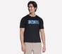 Skechers Motivate Tee, BLACK, full image number 0