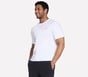 Skechers Baseline Tee, WHITE, full image number 2