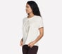 Skechers Cheetah Diamond Tee, BLANC CASSÉ, full image number 2