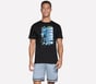 Skechers Basketball: Julius Tee, BLACK, full image number 0