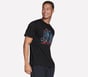 Skechers Basketball: Jabari Tee, BLACK, full image number 2