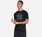Skechers Basketball: Jabari Tee, BLACK, full image number 3