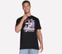 Skechers Basketball: Norman Tee, BLACK, full image number 3