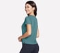 Rhinestone Tee, NAVY / GREEN, full image number 2