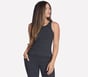 GO WALK Daisies Tank, GUNMETAL / BLACK, full image number 0
