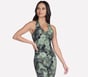 GO FLEX RIB Inbloom V-Neck Tank, GRIS ANTHRACITE / OLIVE, full image number 3