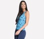 GO WALK Coastal Floral Tank, SILVER / LIGHT BLUE, full image number 2