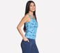 GO WALK Coastal Floral Tank, SILVER / LIGHT BLUE, full image number 3