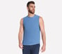 GO DRI All Day Muscle Tank, BLANC / BLEU-VIOLET, full image number 0