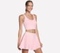 GO WALK Court Crop Tank, WHITE / PINK, full image number 0