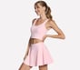 GO WALK Court Crop Tank, WHITE / PINK, full image number 2