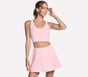 GO WALK Court Crop Tank, WHITE / PINK, full image number 4
