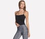 GO FLEX SLIM Strappy Tank, ZWART, full image number 2
