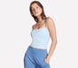 GO FLEX SLIM Strappy Tank, SIL / WIT / BLAUW, full image number 0
