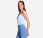 GO FLEX SLIM Strappy Tank, SIL / WIT / BLAUW, full image number 2