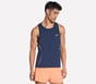 GO RUN Vapor Singlet, NAVY, full image number 0