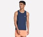 GO RUN Vapor Singlet, NAVY, full image number 2