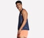 GO RUN Vapor Singlet, NAVY, full image number 3
